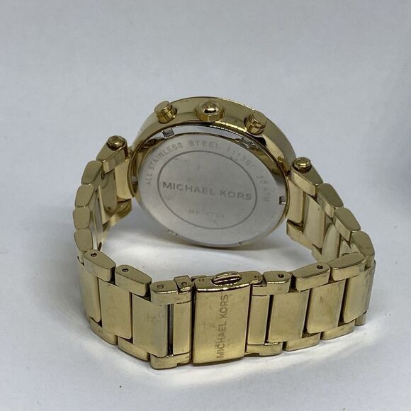 Michael Kors Parker MK5701 Women's Gold Stainless Steel Analog Dial Watch MP891 - Picture 10 of 12